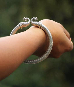 Antique Peacock Head Bangles