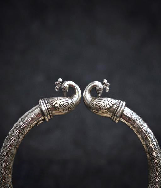 Antique Peacock Head Bangles